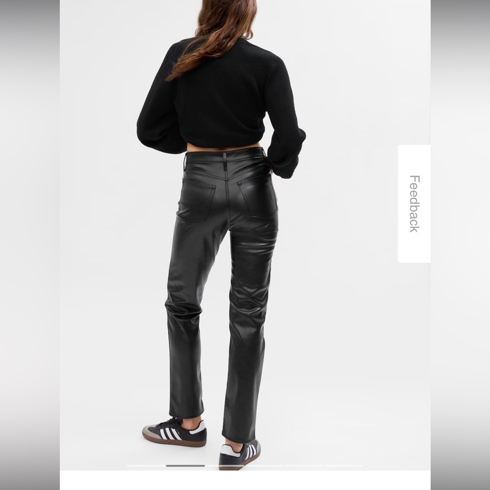GAP vegan leather pants - Picture 2 of 9